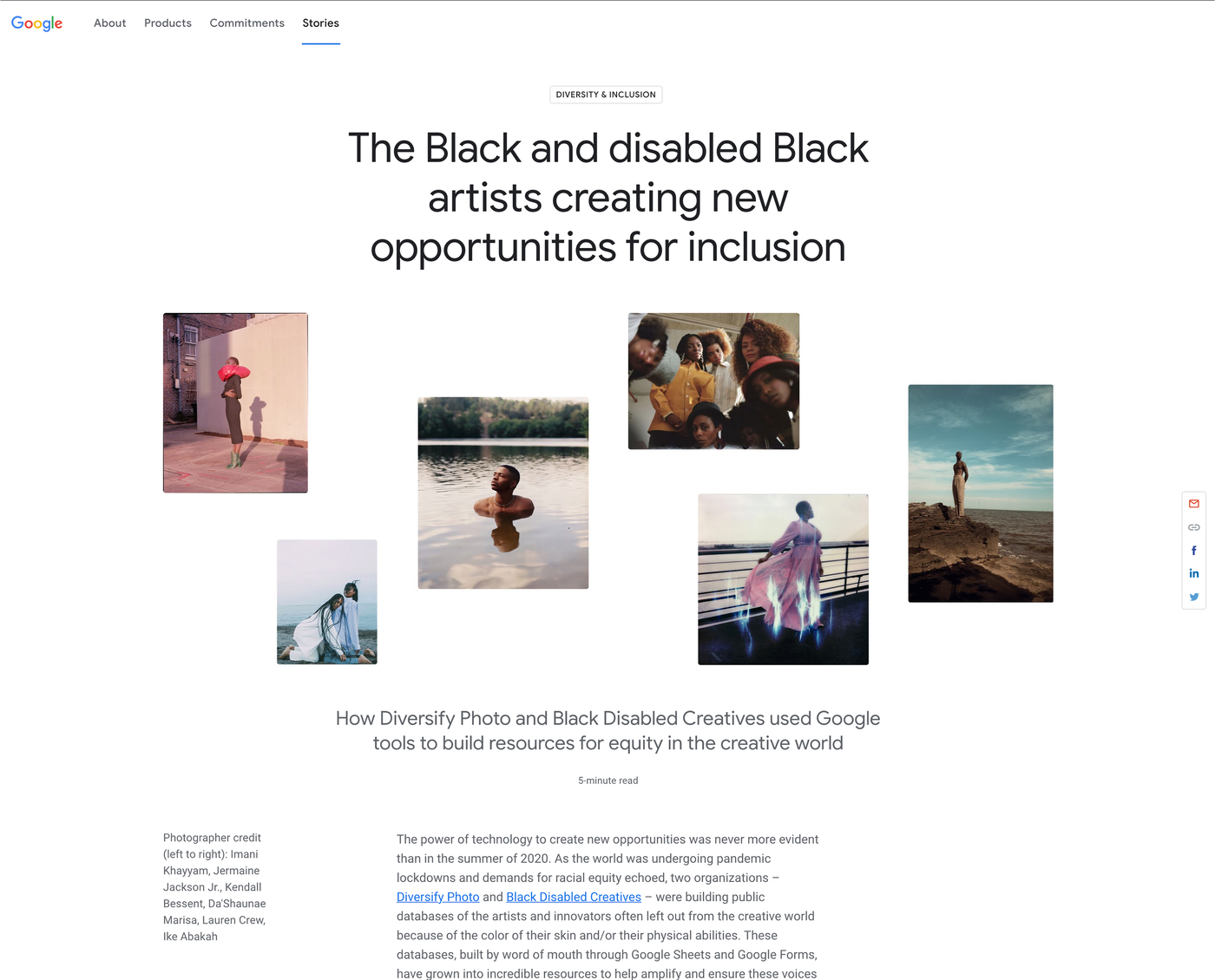 About & Recent Press - Black Disabled Creatives